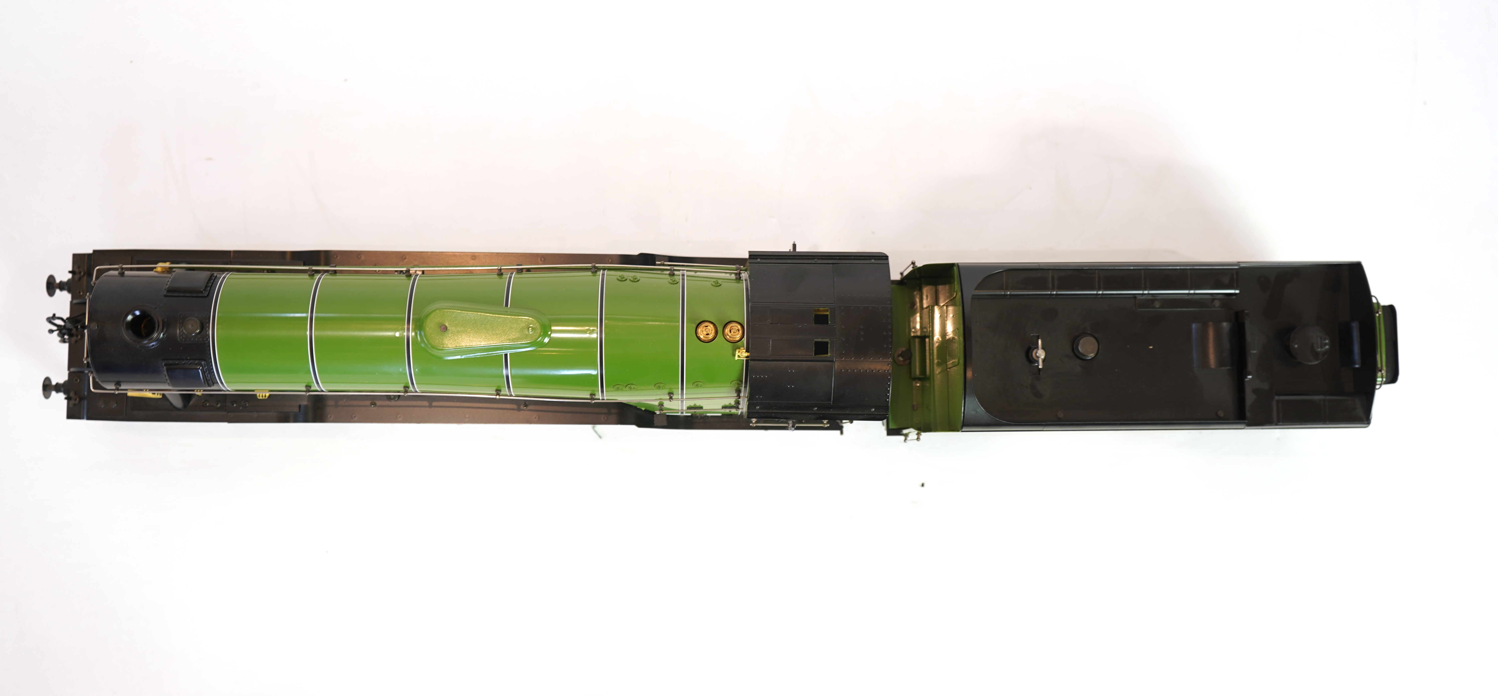 A Gauge One Aster Hobbies live steam LNER Class A3, 4-6-2 tender locomotive, Flying Scotsman 4472, the factory ‘Built Up’ version, spirit fired working three cylinder motion, with assembly instructions, operating instruc